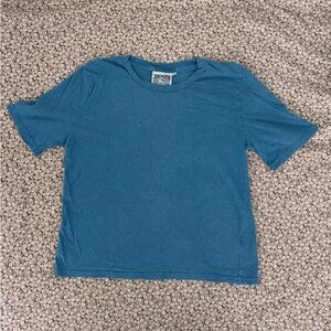 Jungmaven cropped silver lake tee